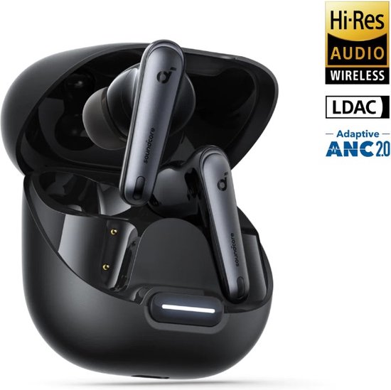 Anker Soundcore Liberty 4 NC oortjes close-up – LDAC ANC budget premium