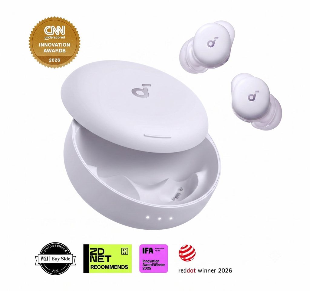 Soundcore Sleep A30 slaap-oortjes met draadloze oplaadcase