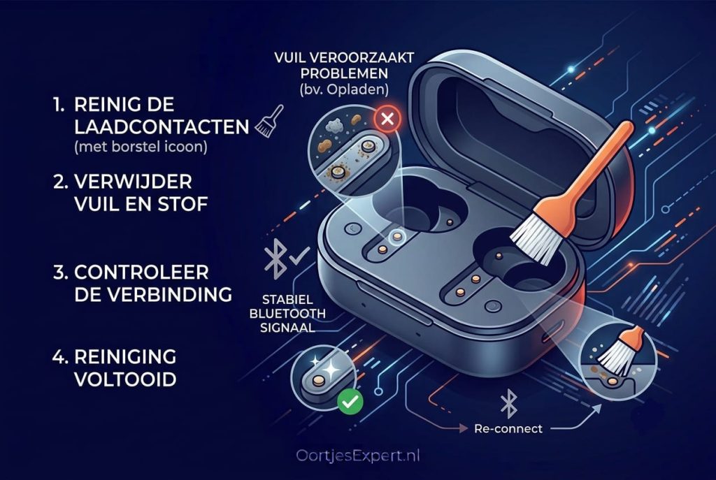 Bluetooth storing tussen draadloze oortjes en smartphone door andere apparaten