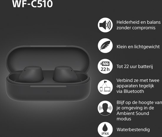 Sony WF-C510 budget oortjes voor thuiswerken