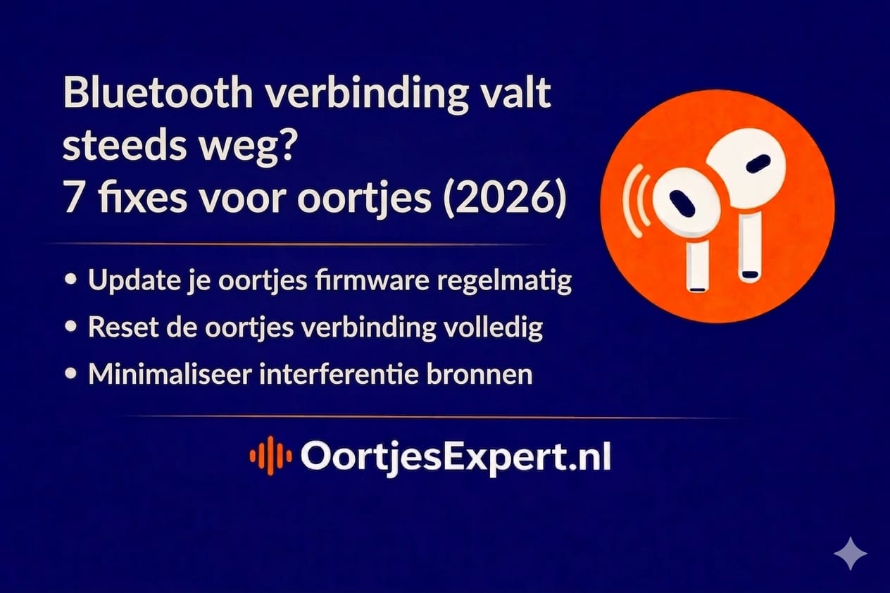 Bluetooth-verbinding valt steeds weg – oorzaken en oplossingen | OortjesExpert
