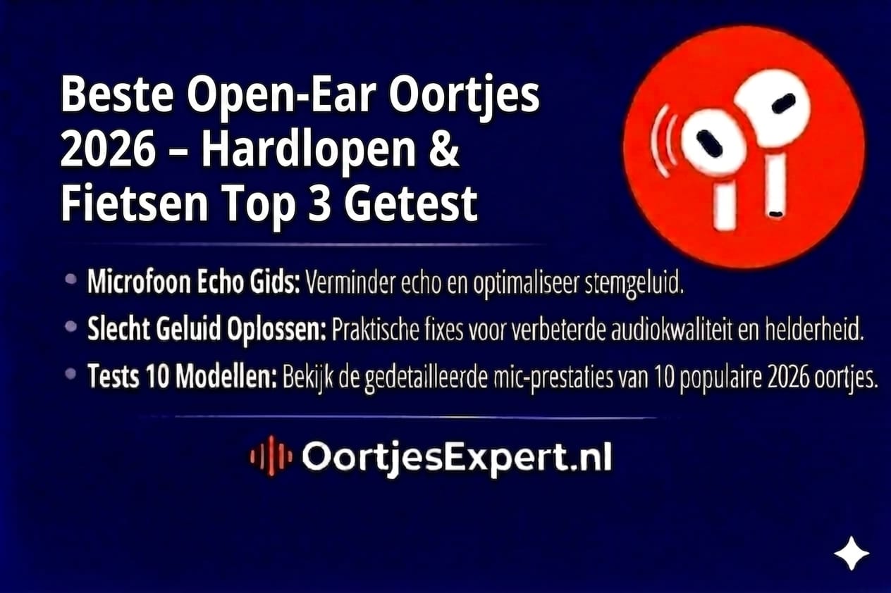 Beste open-ear oortjes 2026 voor hardlopen en fietsen