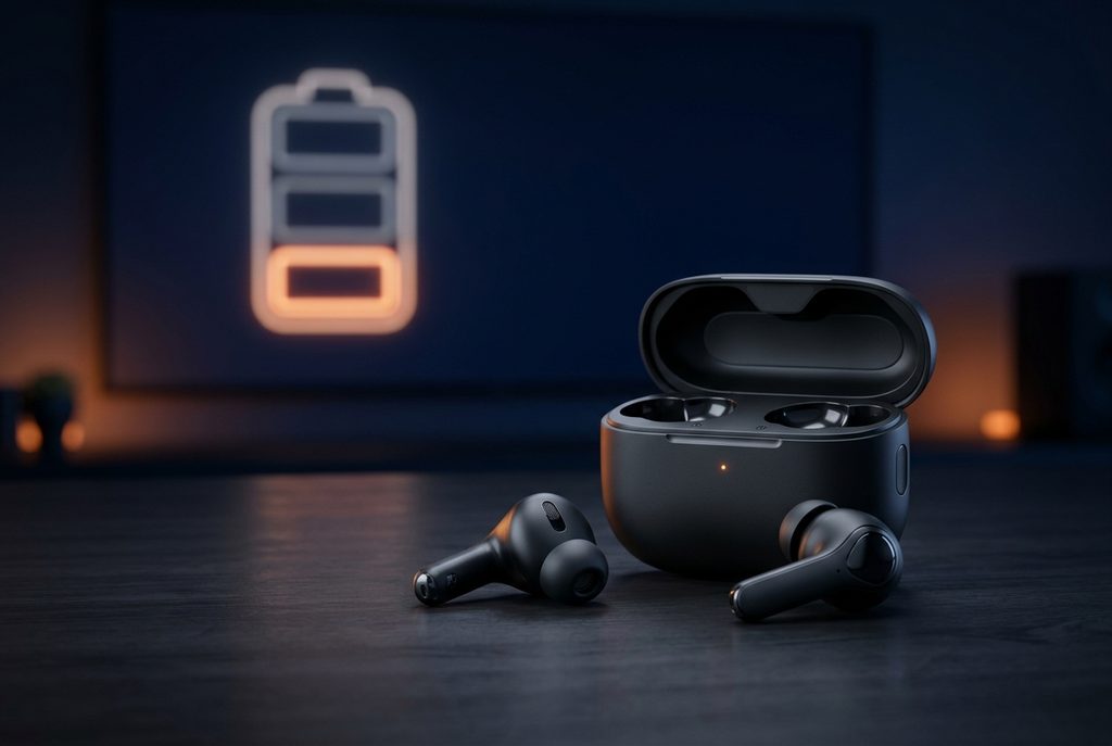 Oortjes batterij snel leeg