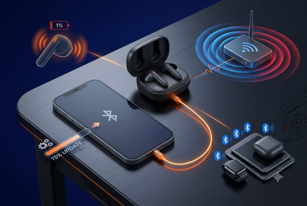 Veelvoorkomende oorzaken waardoor Bluetooth bij draadloze oortjes wegvalt