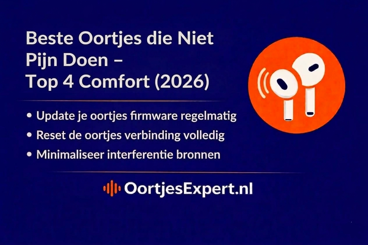 Beste oortjes die niet pijn doen 2026 | Top 4 comfort | OortjesExpert.nl