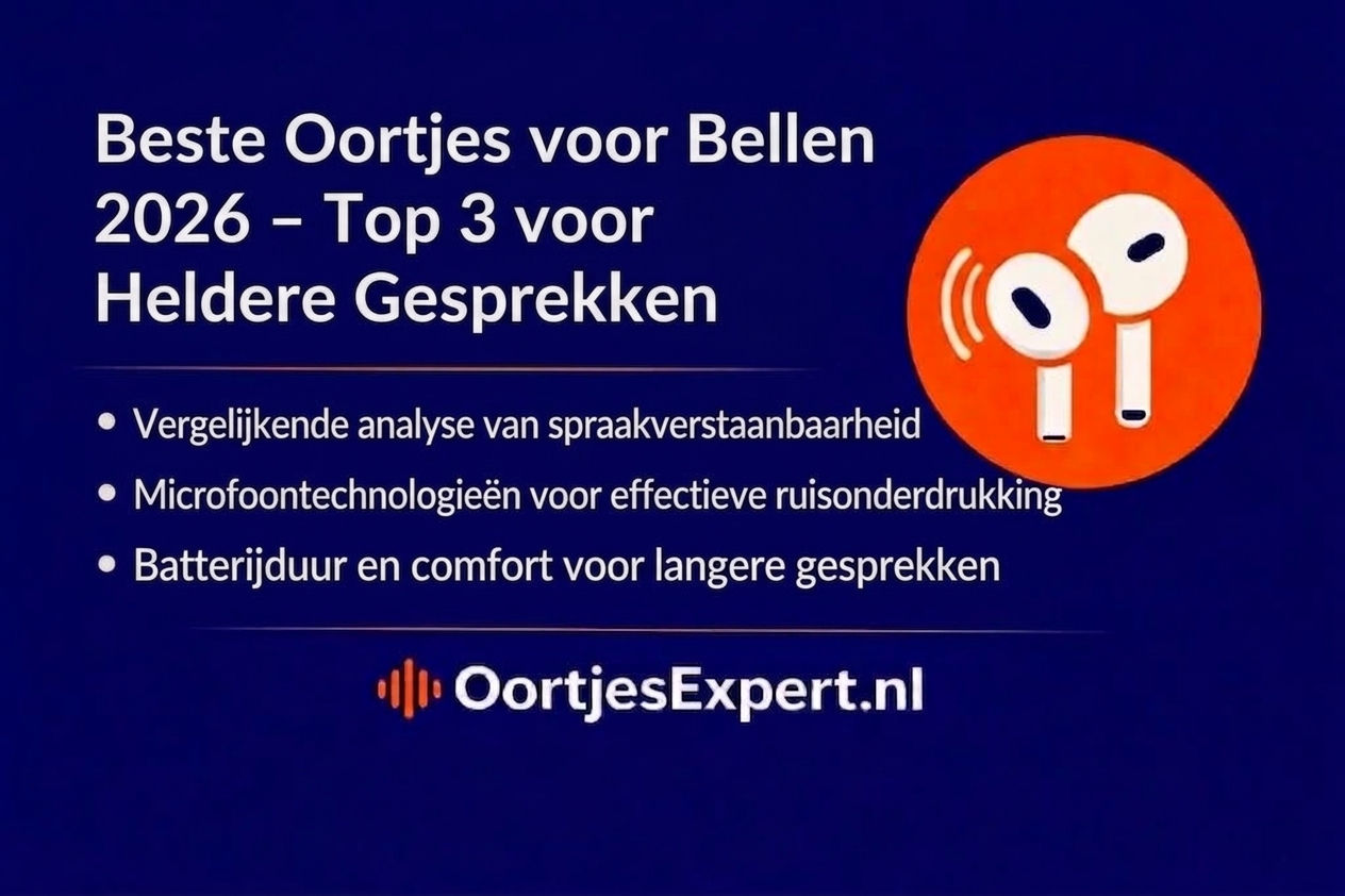 Beste oortjes voor bellen 2026 – Top 3 met beste microfoon | OortjesExpert.nl